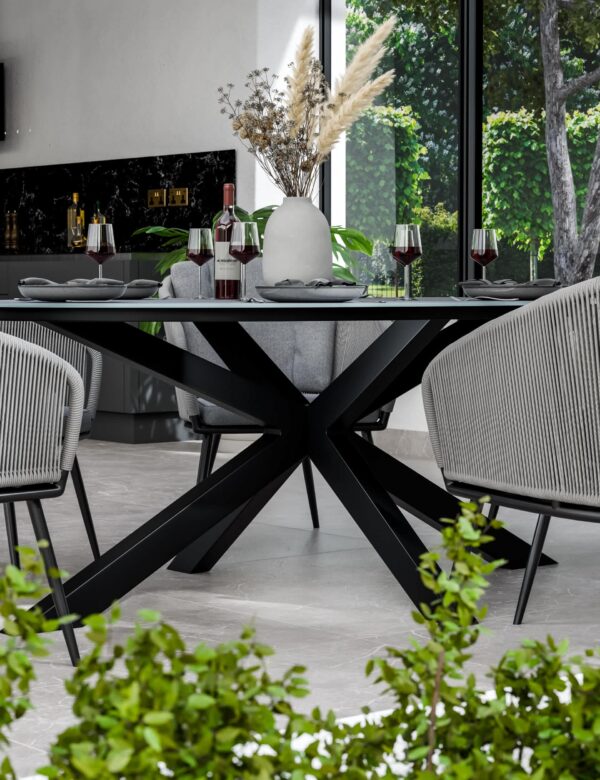 Aspen 6 Seater Garden Table and Chairs
