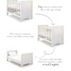 Atlas 3 Piece Cotbed Range with Dresser and Wardrobe