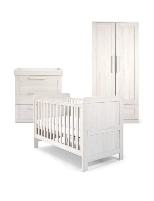 Atlas 3 Piece Cotbed Range with Dresser and Wardrobe Atlas 3 Piece Cotbed Range with Dresser and Wardrobe