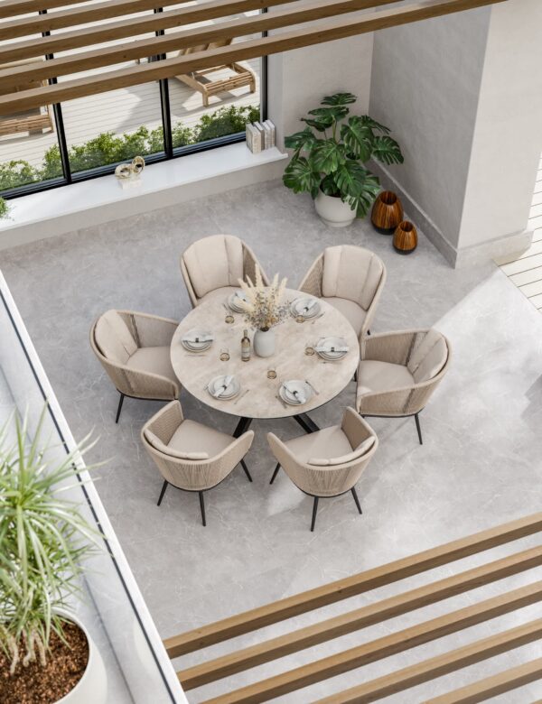 Bali 6 Seater Dining Set Bali 6 Seater Dining Set