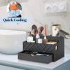 Hair Tool Organizer, Hair Dryer Holder with Drawer, Bathroom Countertop Organizer for Bathroom Accessories, Blow Dryer Organizer for Hair Styling...