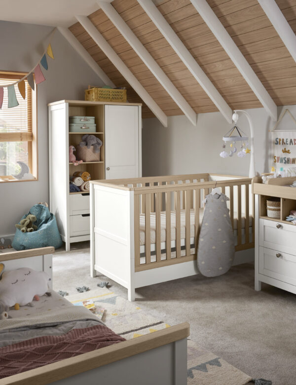 Harwell 3 Piece Cotbed Range with Dresser and Wardrobe Harwell 3 Piece Cotbed Range with Dresser and Wardrobe