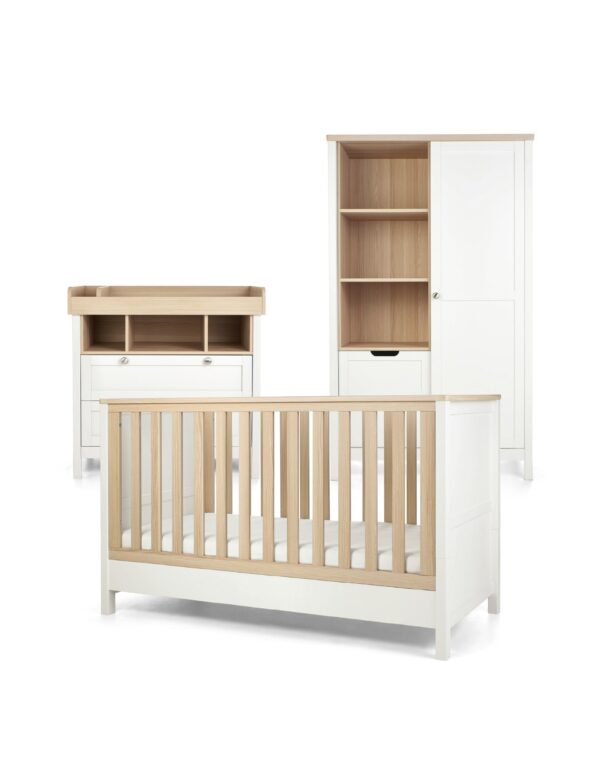 Harwell 3 Piece Cotbed Range with Dresser and Wardrobe Harwell 3 Piece Cotbed Range with Dresser and Wardrobe