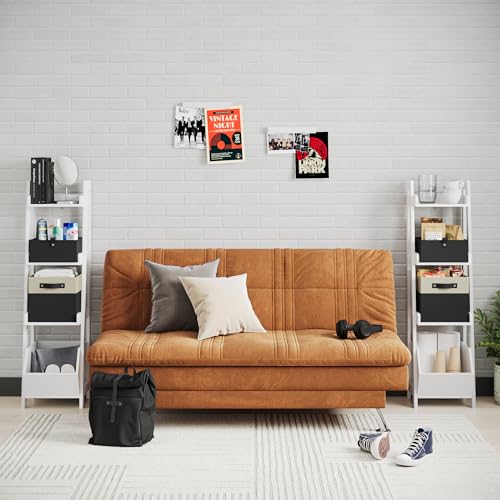 RiverRidge Kids storage bins - 10.5 Cube Storage Organizer with Handles – Black Two-Tone closet organizers and storage for Toys, Shoes & More -...