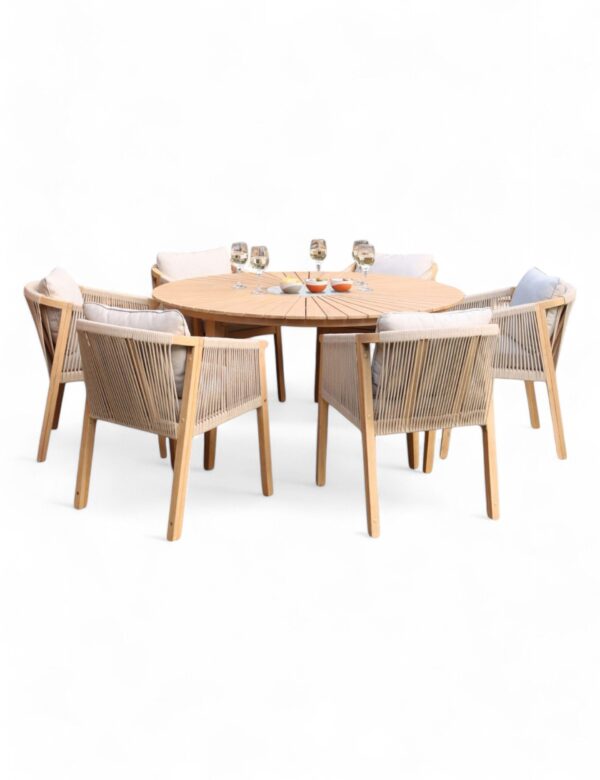 Roma 6 Seater Garden Table and Chairs Roma 6 Seater Garden Table and Chairs
