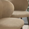 Set of 2 Molly Curve Dining Chairs