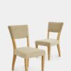 Set of 2 Riley Oak Dining Chairs