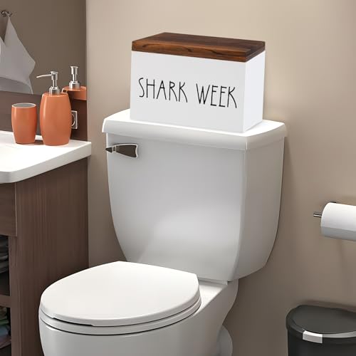 Tampon Holder for Bathroom,Feminine Products Organizer,Shark Week Tampon Storage,Tampon Dispenser,Farmhouse Bathroom Storage Container,Bathroom... Tampon Holder for Bathroom,Feminine Products Organizer,Shark Week Tampon Storage,Tampon Dispenser,Farmhouse Bathroom Storage Container,Bathroom...