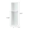 Yamazaki Home Organizer Steel | Toilet Paper Stocker, One Size, White