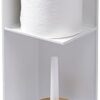 Yamazaki Home Organizer Steel | Toilet Paper Stocker, One Size, White