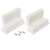 Zenna Home Over The Toilet Storage Leg Extension Kit, Plastic Height Adjusters for Bathroom Storage Units, Sturdy Design Adds 3 or 4.5 Inches of...