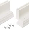 Zenna Home Over The Toilet Storage Leg Extension Kit, Plastic Height Adjusters for Bathroom Storage Units, Sturdy Design Adds 3 or 4.5 Inches of...
