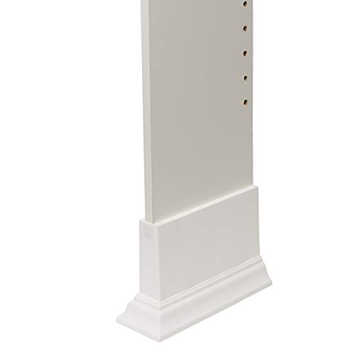Zenna Home Over The Toilet Storage Leg Extension Kit, Plastic Height Adjusters for Bathroom Storage Units, Sturdy Design Adds 3 or 4.5 Inches of...