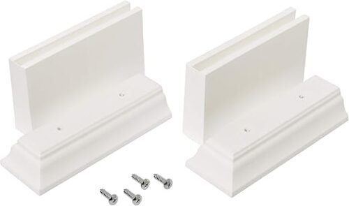 Zenna Home Over The Toilet Storage Leg Extension Kit, Plastic Height Adjusters for Bathroom Storage Units, Sturdy Design Adds 3 or 4.5 Inches of...