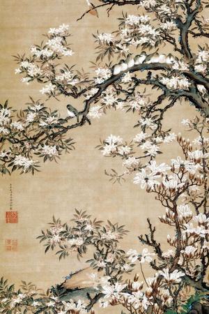 Birds on Aronia Branch - Giclee Print, 12x18 Birds on Aronia Branch - Giclee Print, 12x18