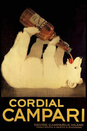 Cordial Campari - Polar Bear - Giclee Print, 12x18 Cordial Campari - Polar Bear - Giclee Print, 12x18