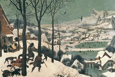 Hunters in the Snow, February, 1565 - Giclee Print, 18x12 Hunters in the Snow, February, 1565 - Giclee Print, 18x12