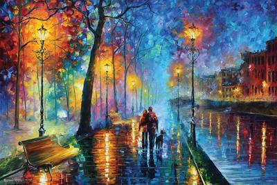 Leonid Afremov- Melody Of The Night - Poster, 36x24 Leonid Afremov- Melody Of The Night - Poster, 36x24