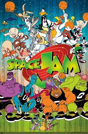 Looney Tunes: Space Jam - Classic Premium Poster - Poster, 22x34 Looney Tunes: Space Jam - Classic Premium Poster - Poster, 22x34