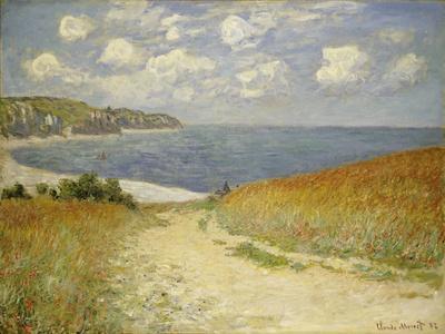 Path in the Wheat at Pourville, 1882 - Giclee Print, 16x12 Path in the Wheat at Pourville, 1882 - Giclee Print, 16x12