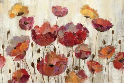 Poppies in the Rain - Premium Giclee Print, 18x12 Poppies in the Rain - Premium Giclee Print, 18x12