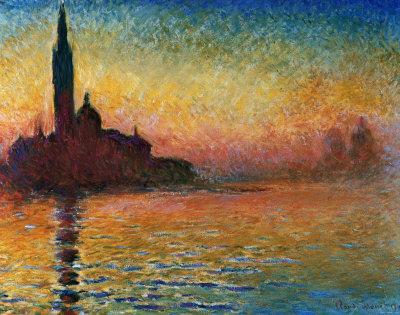 Sunset In Venice - Wall Art Print, 28x22 Sunset In Venice - Wall Art Print, 28x22
