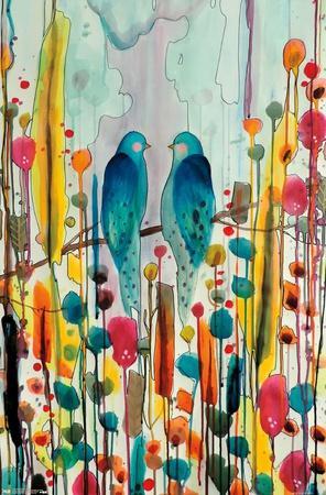 Sylvie Demers - Birds - Poster, 22x34 Sylvie Demers - Birds - Poster, 22x34