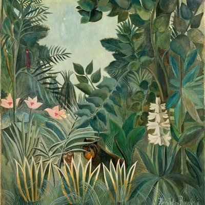 The Equatorial Jungle, 1909 - Giclee Print, 16x16 The Equatorial Jungle, 1909 - Giclee Print, 16x16