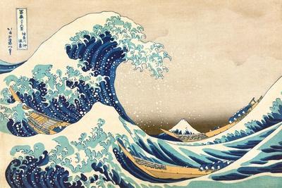 The Great Wave off Kanagawa - Wall Art Print, 18x12 The Great Wave off Kanagawa - Wall Art Print, 18x12