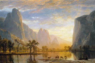 Valley of the Yosemite - Giclee Print, 18x12 Valley of the Yosemite - Giclee Print, 18x12
