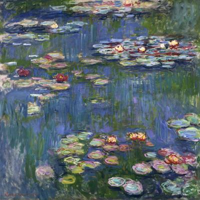 Water Lilies, 1916 - Giclee Print, 16x16 Water Lilies, 1916 - Giclee Print, 16x16