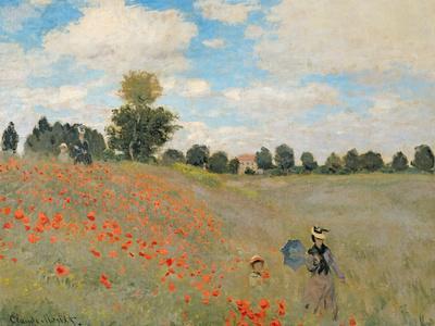Wild Poppies, Near Argenteuil (Les Coquelicots: Environs D'Argenteuil), 1873 - Giclee Print, 16x12 Wild Poppies, Near Argenteuil (Les Coquelicots: Environs D'Argenteuil), 1873 - Giclee Print, 16x12