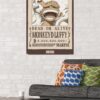 One Piece - Monkey D Luffy Wanted Poster Wall Poster, 34L" x 22.4W", Unframed Version