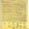 Our Amendments The Declaration of Independence, Authentic Replica Printed on Antiqued Genuine Parchment. 14" X 16", Ships in plastic collector's...