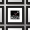Trends International Gallery Pops Michael Jordan - Flight Progression Sequence 4 Wall Art Wall Poster, 12" x 12", Black Frame Version